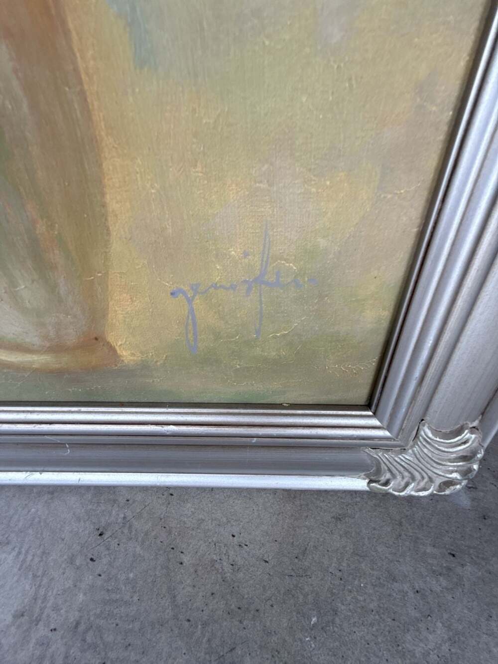 Framed Signed Oil on Canvas Painting